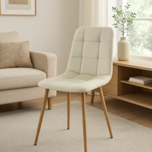 PACK 4 SILLAS PORTLAND BEIGE PATA ASERRADA