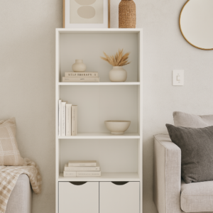 ESTANTERIA FIANO BLANCA 2 PUERTAS