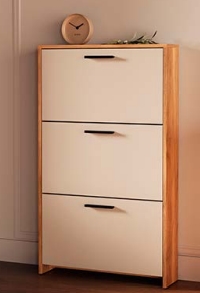 Zapatero 3 puertas con patas Elba