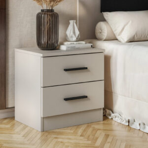 Mesita de noche 2 cajones Aura