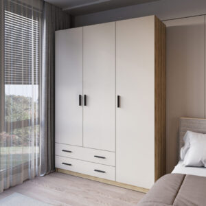 Armario 3 puertas 2 cajones Elba