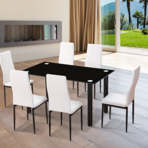 Promoción conjunto comedor y 6 sillas Emi