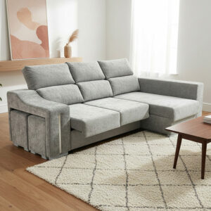 Shaiselongue con arcón Lucas, 257 cms
