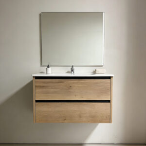 Conjunto Baño mueble 2 cajones 80cms Mod. Family