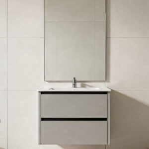 Conjunto Baño Mueble 2 cajones, 60cms Mod. Family Tech